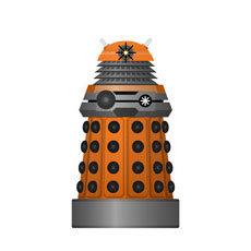 Orange Scientist Dalek