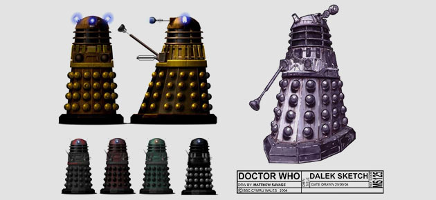 Dalek Plans & Concept Art